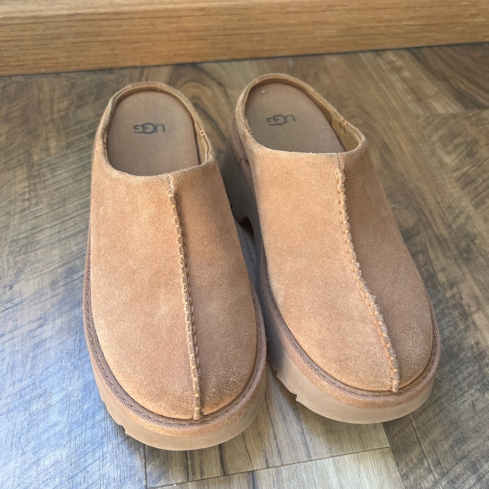 UGG Women’s Brown Suede Slip-On Loafers